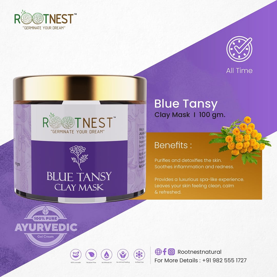 Blue Tansy Clay Mask 100 gm