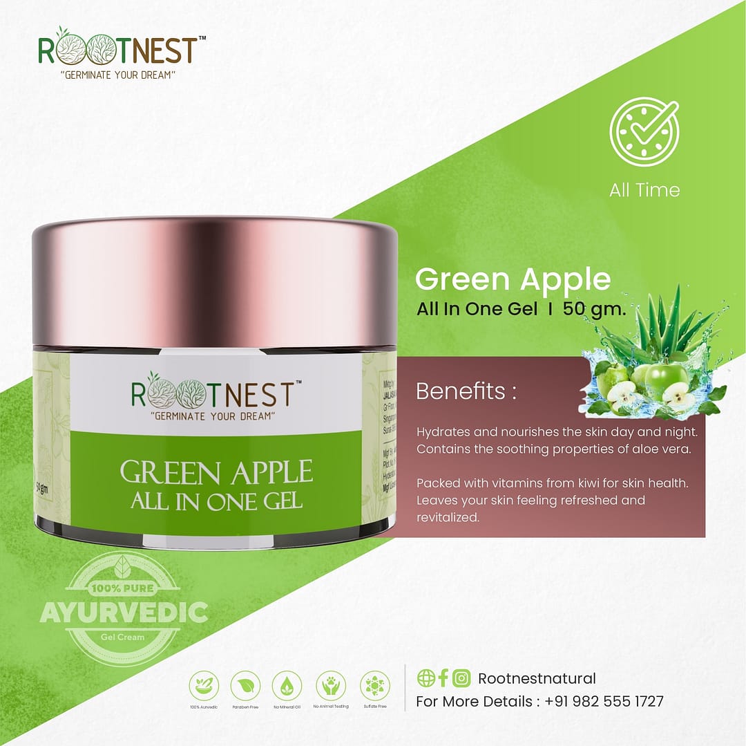 Green Apple All in One Gel 50 gm-min